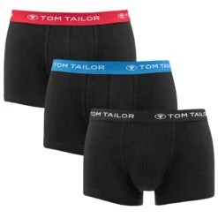 TOM TAILOR 3-pack Boxers Basic Combi Zwart II