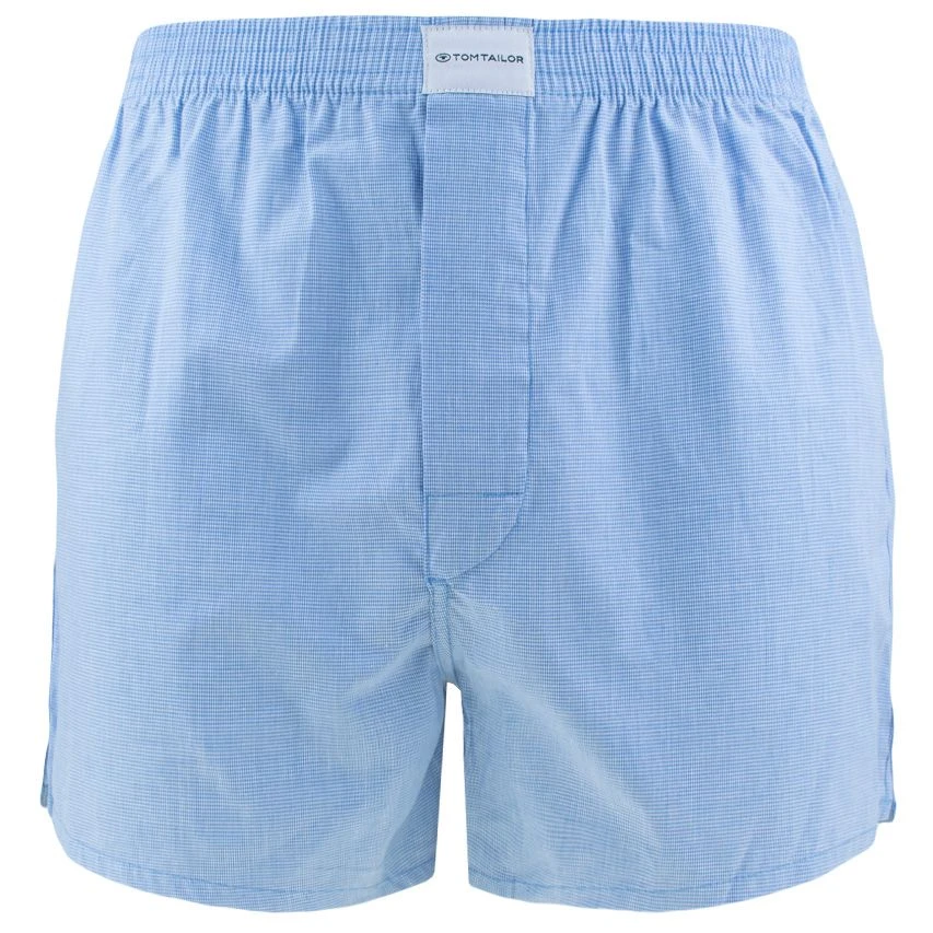 TOM TAILOR 2-pack Wijde Boxershorts Micro Stripes Blauw 2 TOM TAILOR 2-pack Wijde Boxershorts Micro Stripes Blauw - Afbeelding 2