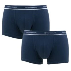 TOM TAILOR 2-pack Boxers Basic Blauw