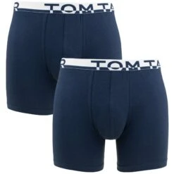 TOM TAILOR 2-pack Long Boxers Blauw