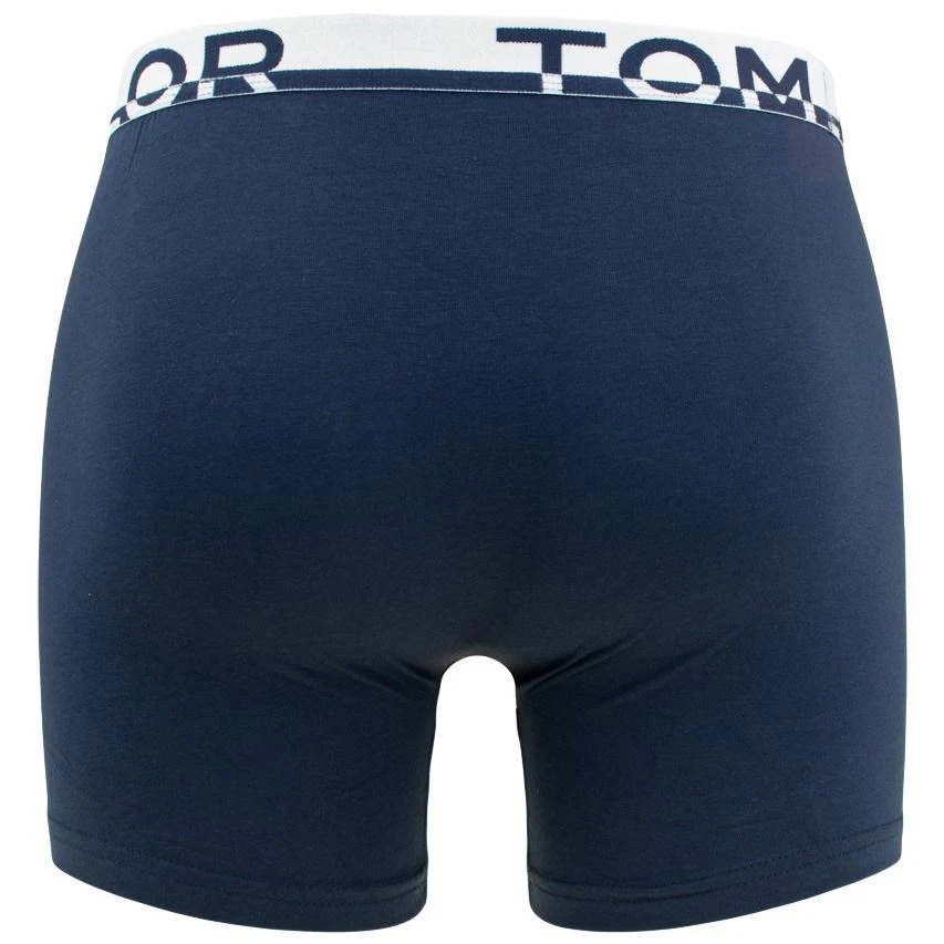 TOM TAILOR 2-pack Long Boxers Blauw 4 TOM TAILOR 2-pack Long Boxers Blauw - Afbeelding 4