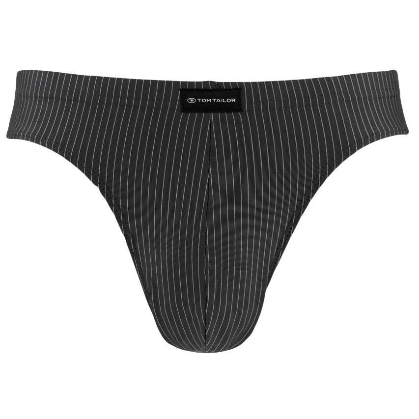 TOM TAILOR 2-pack Microfiber Herenslips Stripe Zwart 3 TOM TAILOR 2-pack Microfiber Herenslips Stripe Zwart - Afbeelding 3