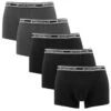 TOM TAILOR 5-pack Trunks Zwart & Grijs