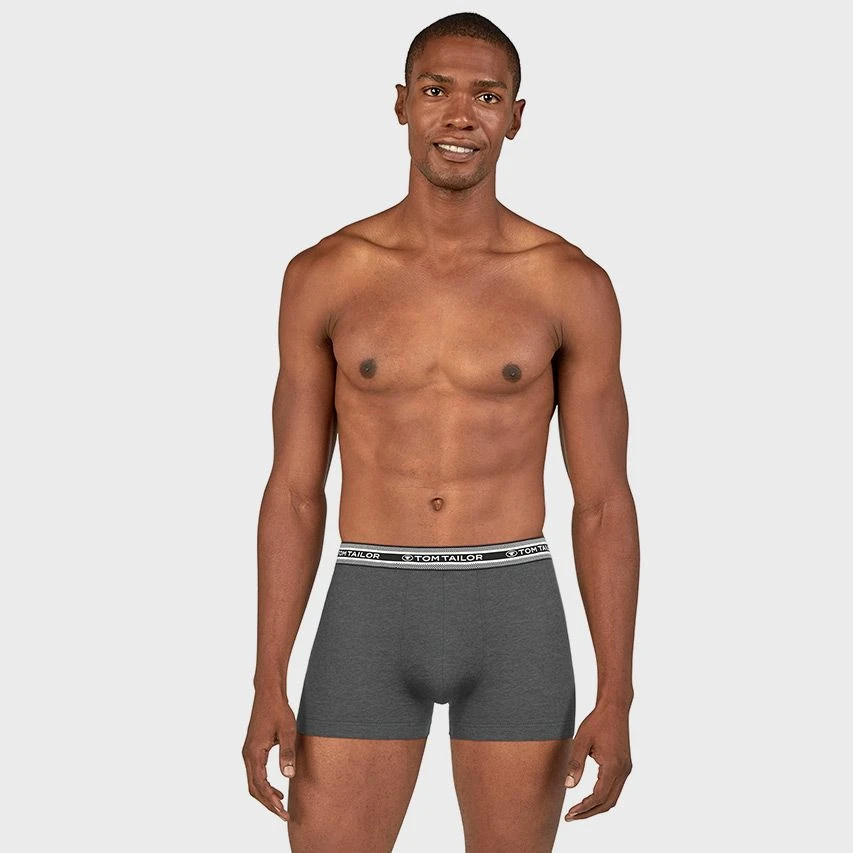 TOM TAILOR 5-pack Trunks Zwart & Grijs 2 TOM TAILOR 5-pack Trunks Zwart & Grijs - Afbeelding 2