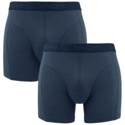 Ten Cate Basics 2-pack Bamboe Boxers Blauw II