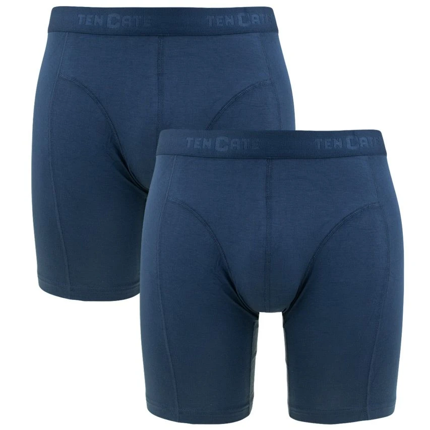 Ten Cate Basics 2-pack Bamboe Long Boxers Blauw 1 Ten Cate Basics 2-pack Bamboe Long Boxers Blauw
