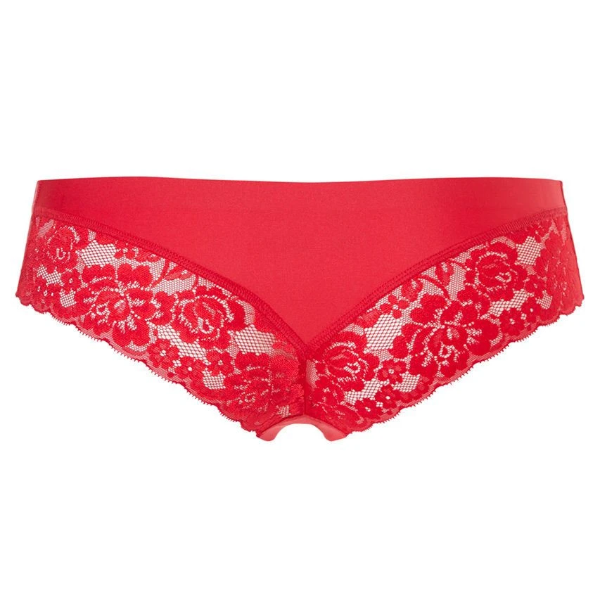 Ten Cate Dames Secrets Microfiber Brazilian Kant Rood 2 Ten Cate Dames Secrets Microfiber Brazilian Kant Rood - Afbeelding 2