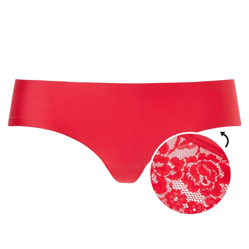 Ten Cate Dames Secrets Microfiber Brazilian Kant Rood 1 Ten Cate Dames Secrets Microfiber Brazilian Kant Rood