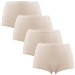 Ten Cate Dames Basics 4-pack Mini Boxershorts Beige