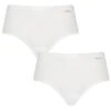 Ten Cate Dames Basics 2-pack Midi Slips Wit