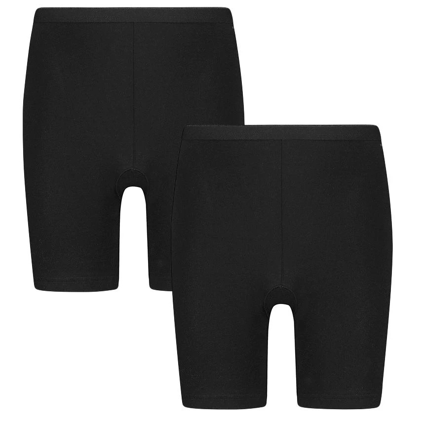 Ten Cate Dames Basics 2-pack Bikershorts Zwart 1 Ten Cate Dames Basics 2-pack Bikershorts Zwart