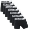 Vingino Jongens 7-pack Boxers Zwart