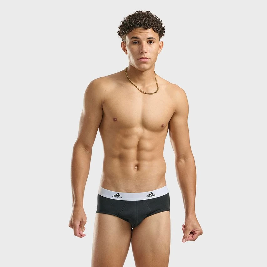 Adidas 3-pack Herenslips Active Flex Combi Zwart 2 Adidas 3-pack Herenslips Active Flex Combi Zwart - Afbeelding 2