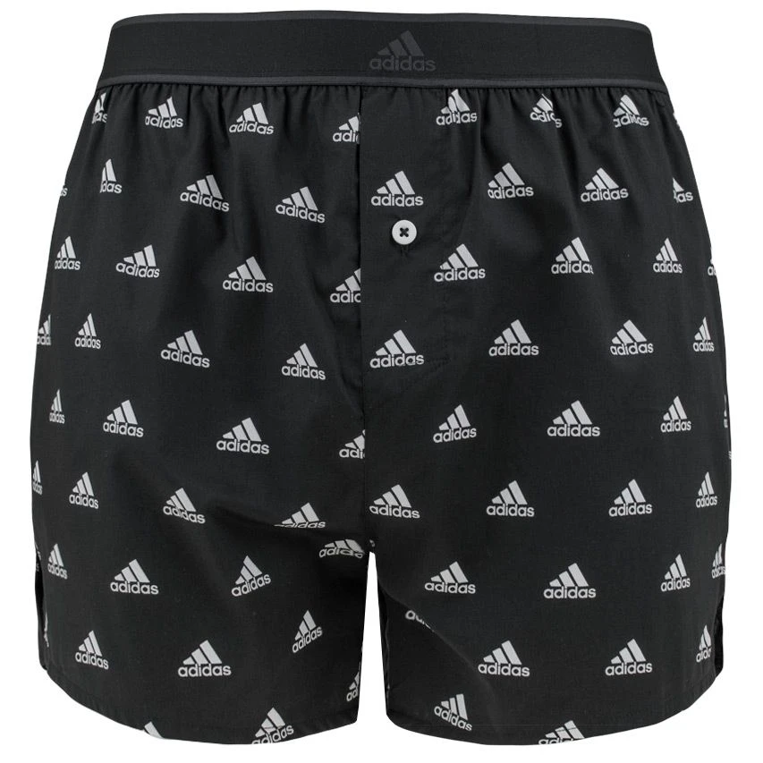 Adidas 2-pack Wijde Boxershorts Basic Logo Zwart 2 Adidas 2-pack Wijde Boxershorts Basic Logo Zwart - Afbeelding 2