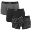 Adidas Active Flex 3-pack Boxers Basic Animal Zwart & Grijs