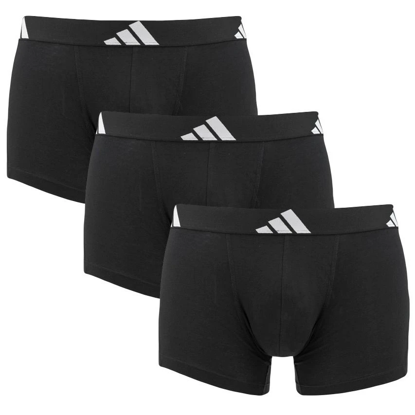 Adidas Active Flex 3-pack Boxers Basic Zwart II 1 Adidas Active Flex 3-pack Boxers Basic Zwart II