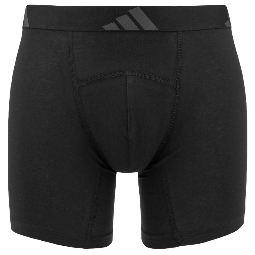 Adidas Active Flex 2-pack Long Boxers Zwart 3 Adidas Active Flex 2-pack Long Boxers Zwart - Afbeelding 3