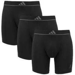 Adidas Active Flex 3-pack Microfiber Long Boxers Zwart