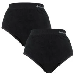 Bamboo Basics Dames 2-pack High Waist Slips Amy Seamless Zwart