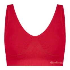 Bamboo Basics Dames Padded Bralette Fleur Rood