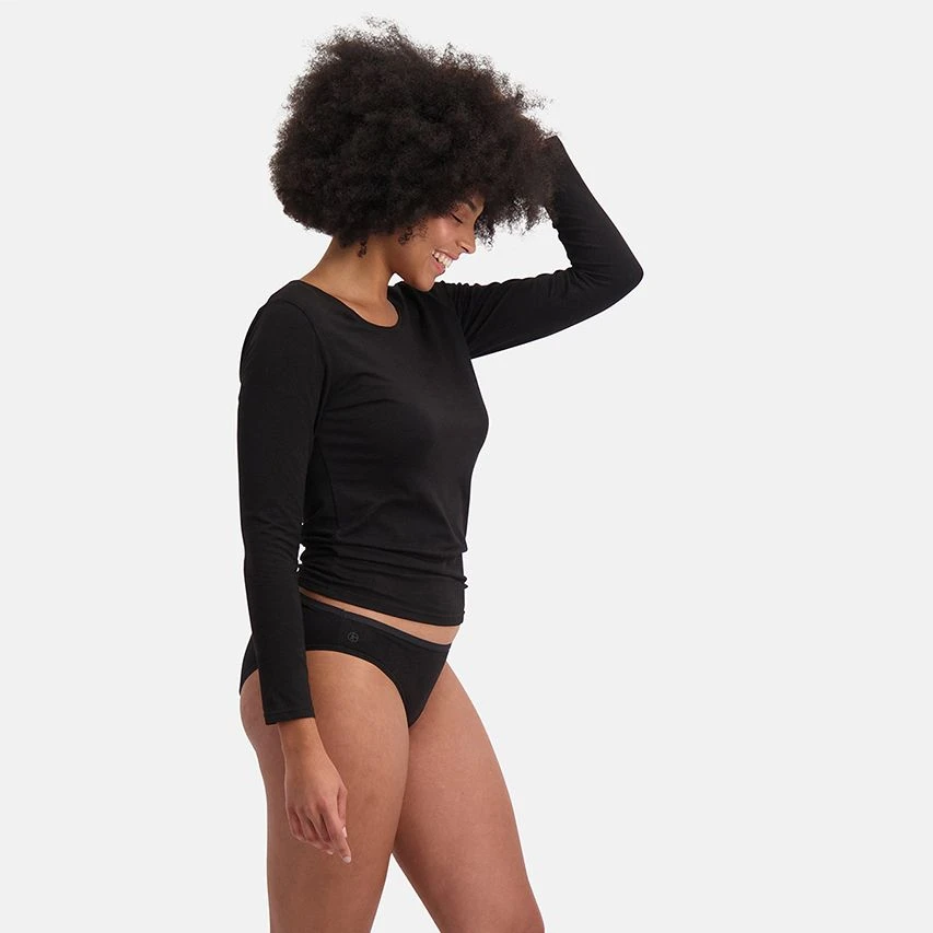 Bamboo Basics Dames 3-pack Taille-slips Julia Zwart 3 Bamboo Basics Dames 3-pack Taille-slips Julia Zwart - Afbeelding 3