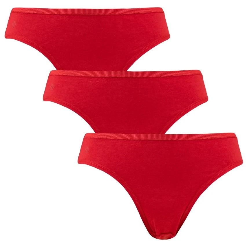 Bamboo Basics Dames 3-pack Taille-slips Julia Rood 1 Bamboo Basics Dames 3-pack Taille-slips Julia Rood