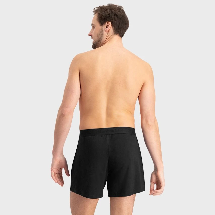 Bamboo Basics 2-pack Wijde Boxershorts Kay Zwart 3 Bamboo Basics 2-pack Wijde Boxershorts Kay Zwart - Afbeelding 3