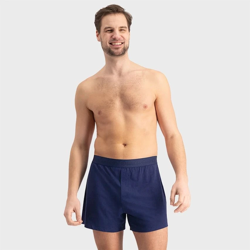 Bamboo Basics 2-pack Wijde Boxershorts Kay Blauw 2 Bamboo Basics 2-pack Wijde Boxershorts Kay Blauw - Afbeelding 2