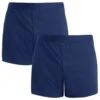 Bamboo Basics 2-pack Wijde Boxershorts Kay Blauw