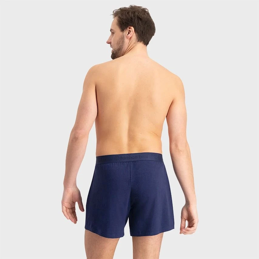 Bamboo Basics 2-pack Wijde Boxershorts Kay Blauw 3 Bamboo Basics 2-pack Wijde Boxershorts Kay Blauw - Afbeelding 3