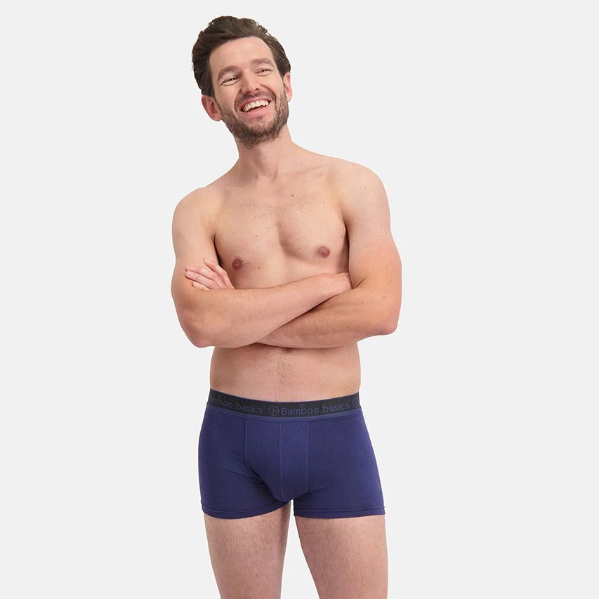 Bamboo Basics 3-pack Boxers Liam Blauw & Zwart 3 Bamboo Basics 3-pack Boxers Liam Blauw & Zwart - Afbeelding 3