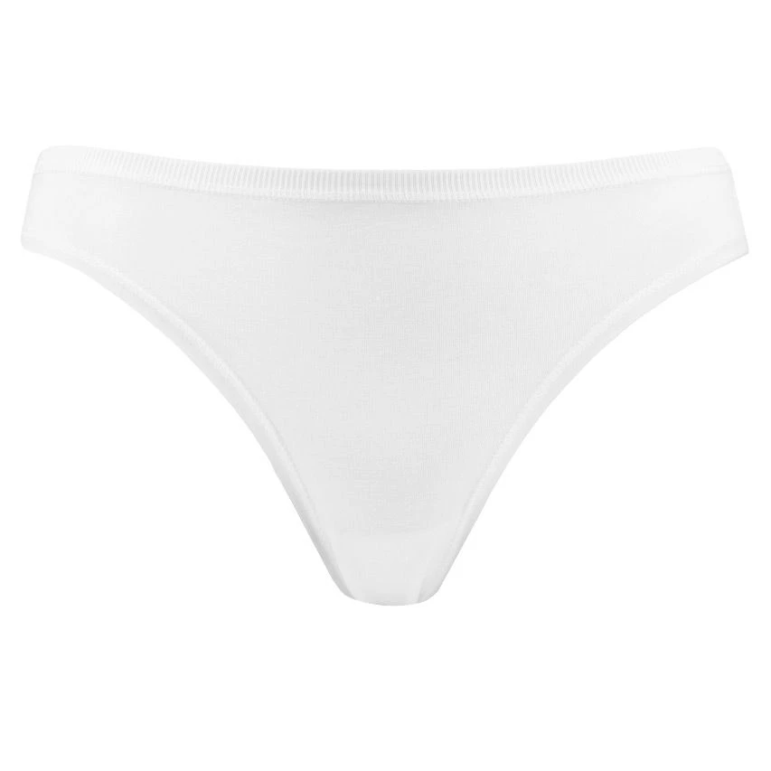 Bamboo Basics Dames 3-pack Strings Lola Wit 2 Bamboo Basics Dames 3-pack Strings Lola Wit - Afbeelding 2