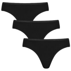 Bamboo Basics Dames 3-pack Strings Lola Zwart