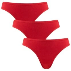 Bamboo Basics Dames 3-pack Strings Lola Rood