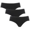 Bamboo Basics Dames 3-pack Hip-slips Mila Zwart