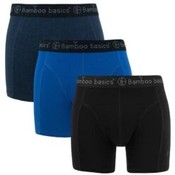 Bamboo Basics Rico 3-pack Zwart & Blauw