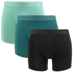 Bamboo Basics 3-pack Boxers Rico Groen & Zwart II