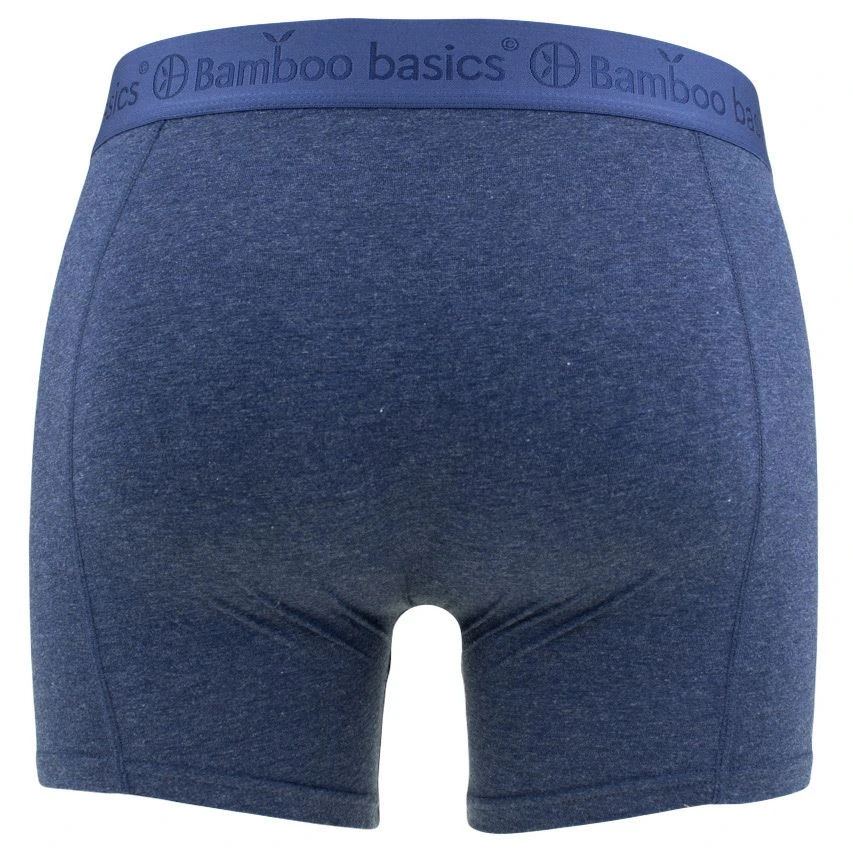 Bamboo Basics 3-pack Boxers Rico Grijs & Blauw 3 Bamboo Basics 3-pack Boxers Rico Grijs & Blauw - Afbeelding 3