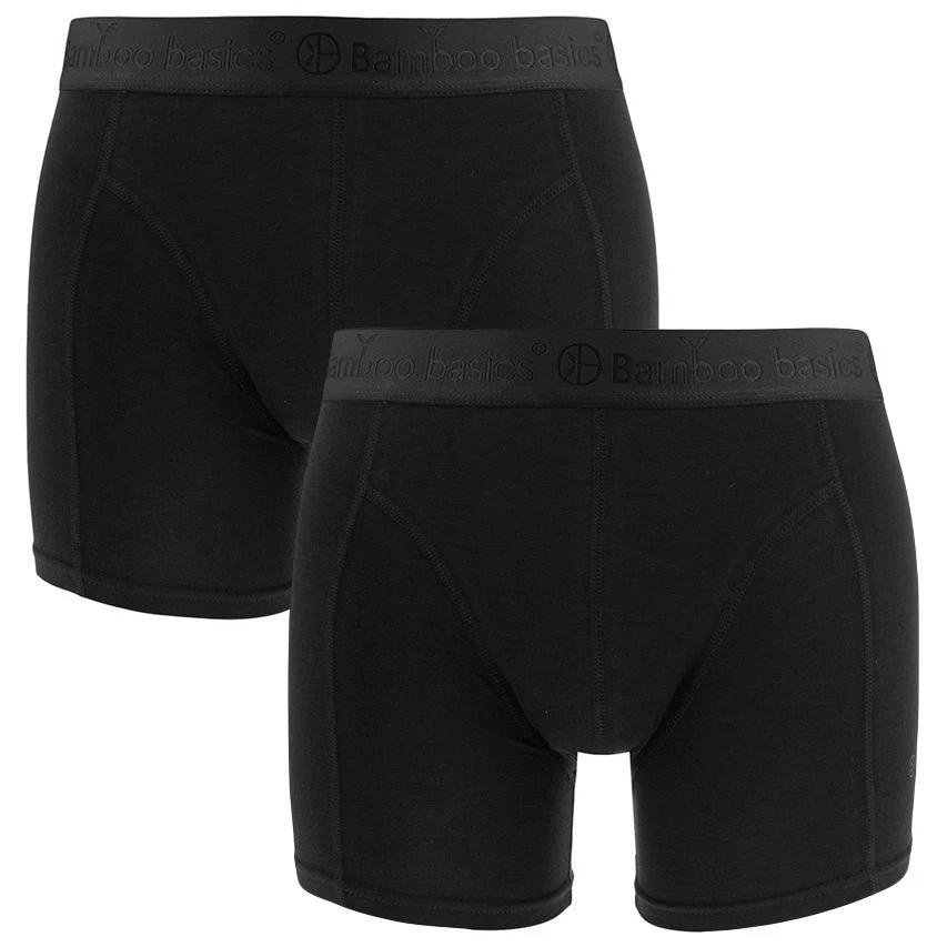 Bamboo Basics Giftbox 2-pack Boxers Rico Zwart 2 Bamboo Basics Giftbox 2-pack Boxers Rico Zwart - Afbeelding 2