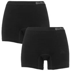 Bamboo Basics Dames 2-pack Boxershorts Selena Seamless Zwart