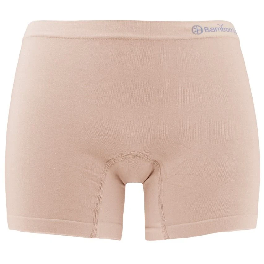 Bamboo Basics Dames 2-pack Boxershorts Selena Seamless Beige 2 Bamboo Basics Dames 2-pack Boxershorts Selena Seamless Beige - Afbeelding 2