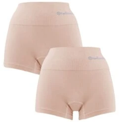 Bamboo Basics Dames 2-pack Boxershorts Stella Seamless Beige
