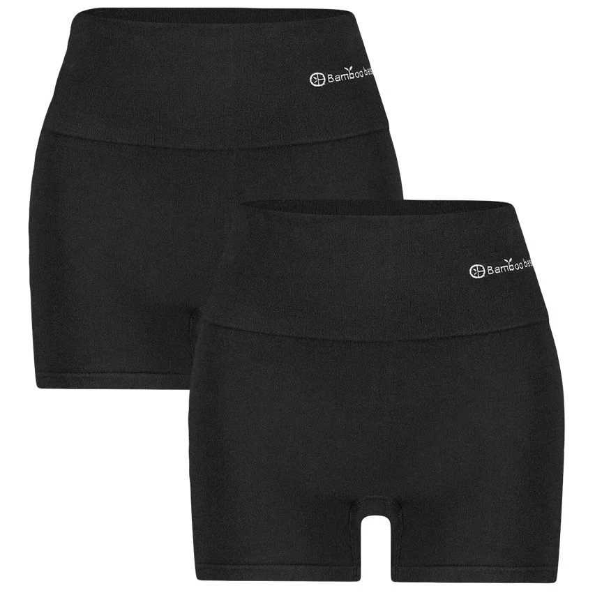 Bamboo Basics Dames 2-pack Boxershorts Stella Seamless Zwart 1 Bamboo Basics Dames 2-pack Boxershorts Stella Seamless Zwart