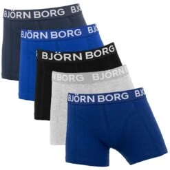 BJØRN BORG Björn Borg Jongens Cotton Stretch 5-pack Boxers Sammy Multi