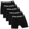 BJØRN BORG Björn Borg Jongens Premium Cotton Stretch 5-pack Boxers Zwart II