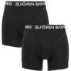 BJØRN BORG Björn Borg Cotton Stretch 2-pack Boxers Zwart