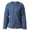 BJØRN BORG Björn Borg Core Flannel O-hals Pyjamashirt Longsleeve Check Blauw