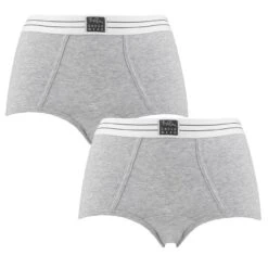 BJØRN BORG Björn Borg Dames Core Original 2-pack Mini Boxershorts Grijs