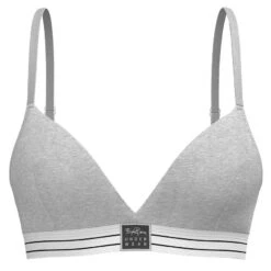 BJØRN BORG Björn Borg Dames Core Original Triangle Bralette Grijs