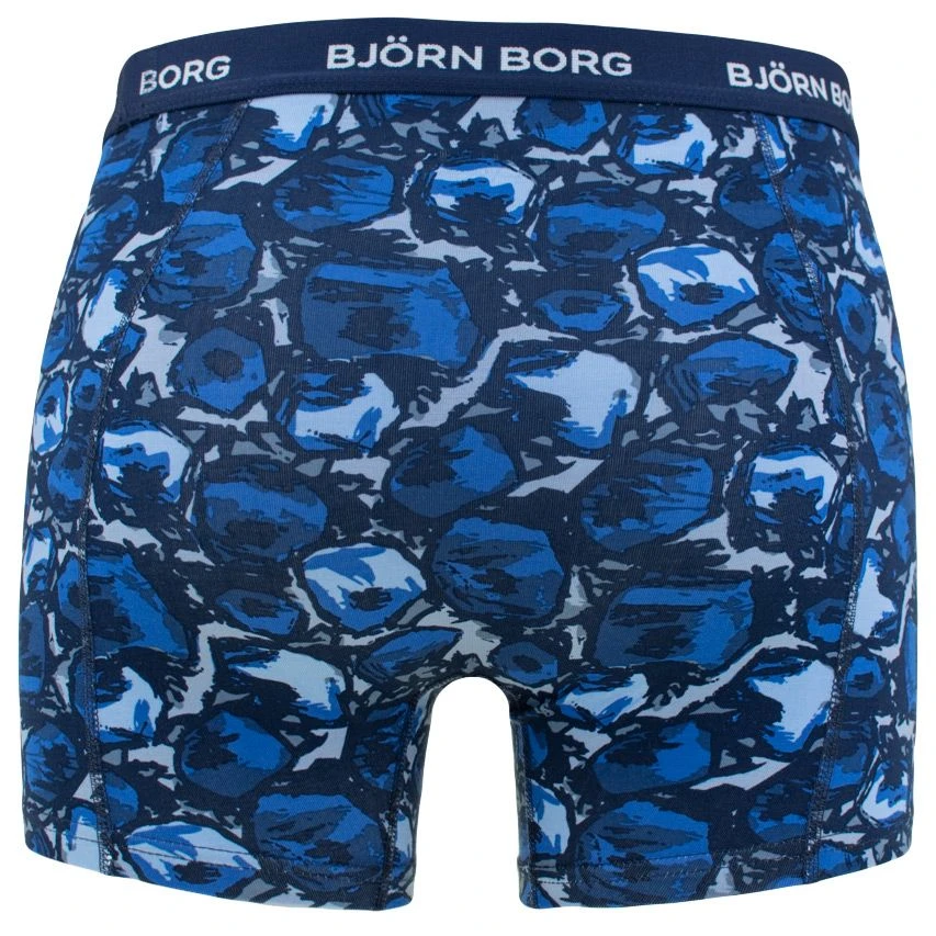 BJØRN BORG Björn Borg Cotton Stretch 5-pack Boxers Basic Abstract Blauw 3 BJØRN BORG Björn Borg Cotton Stretch 5-pack Boxers Basic Abstract Blauw - Afbeelding 3